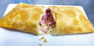 Pastel de feira JAMÓN YORK CON QUESO  (25 cm aprox.)