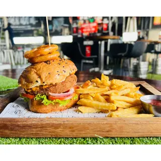 Aloo Tikki Burger [v]