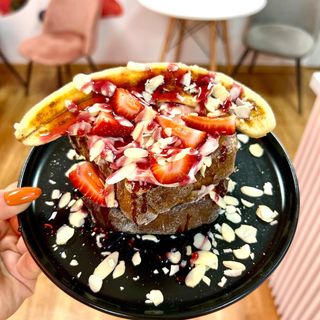 Cherry Mascarpone French Toast COMBO
