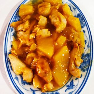 Pollo Relleno Con Piña