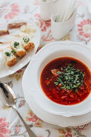 Український борщ червоний