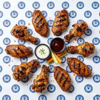 8 Grilled Wings