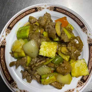 Ternera Con Salsa Curry