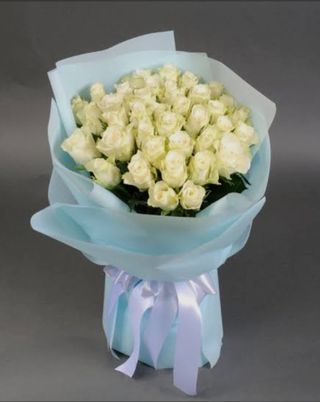 Букет збілих троянд  35 шт 50 см