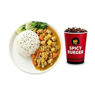 Menú Arroz Con Pollo Al Curry