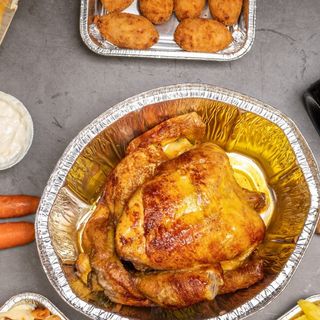 Pollo A L'Ast Con Arroz Y Croquetas De Pollo (6 Uds.)