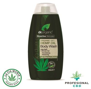 Gel de ducha de aceite de cáñamo orgánico 250 ml