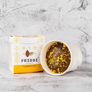 Pahar 250g - Ciocolata si coaja portocala eco Sorbetto Vegan