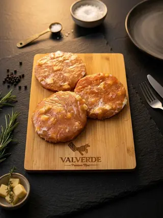 Hamburguesas De Pollo Con Queso Edam 130Gr