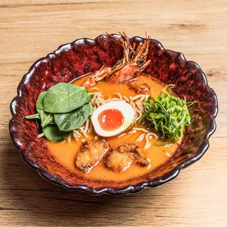 Ebi kushi karaage ramen