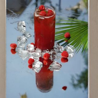 Raspberry & Mint lemonade