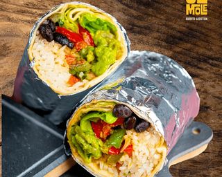 Burrito chili vegano