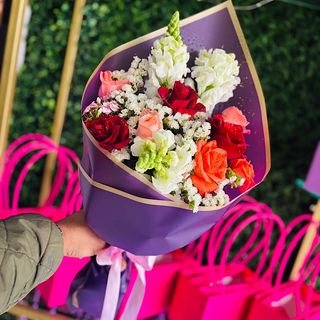 Bouquet de fleurs multicolor