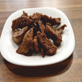 Пържен свински дроб с масло