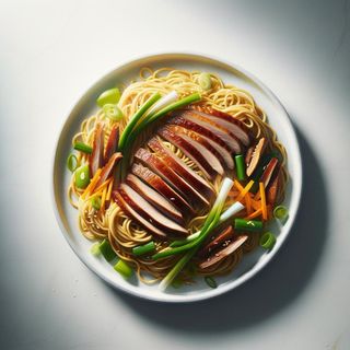 Chinese noodle with duck