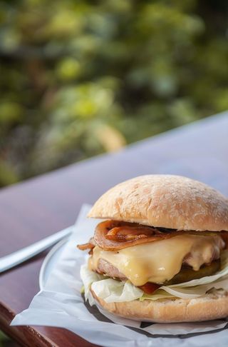 Hamburguesa bacon-queso