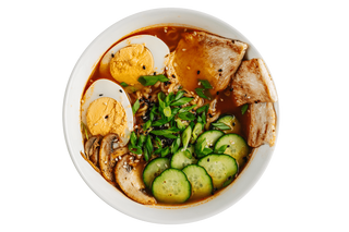 Рамен с курицей