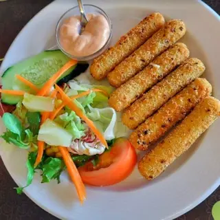 Dedos de mozzarella