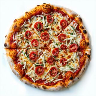 Pizza burrata e crudo