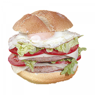 Burguer doble con huevo