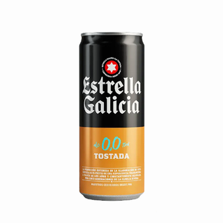 Cerveza Estrella Galicia tostada 0,0