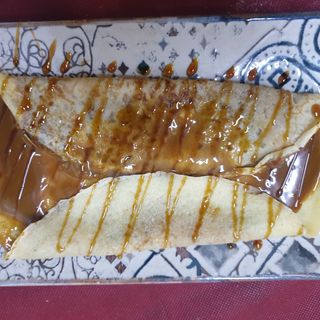 Crep con dulce de leche 