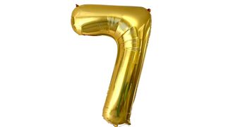 Balon foliowy 92cm złoty 7