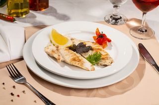 File de salau prajit cu lamaie