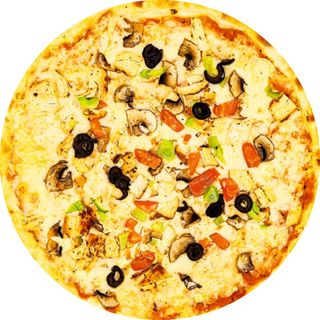 Пицца с курицей и грибами (30 см.)
