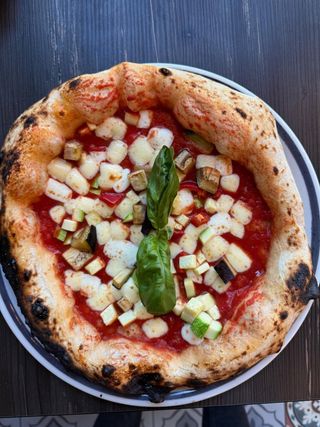 Mosaico Vegetariana pizza