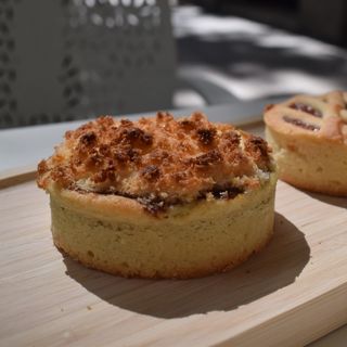 Mini torta de dulce de leche y coco 
