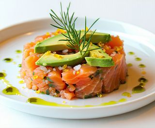 Tatar z łososia 170g