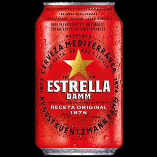 Estrella Damm Cerveza Lata 33cl