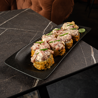 Fried truffles Tuna roll