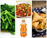 Mixed Vegetable + Mapo Tofu +Samosa + 1 Soda