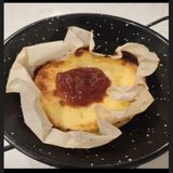 Brownie de chocolate blanco