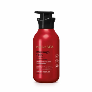 Nativa SPA Loção Hidratante Corporal Morango Ruby 400ml
