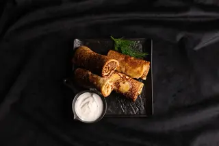 Млинці з мʼясом (200г)