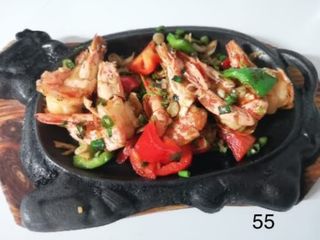 55. Gamberoni alla piastra