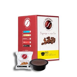 Caffe' Toscano A Modo Mio Black 50 Capsule