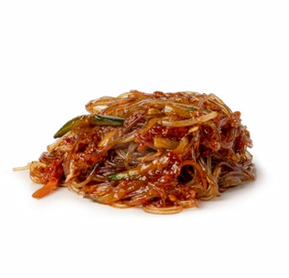 129. Spaghetti di soia con verdure piccante