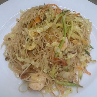 07 Spaghetti di riso con gamberi