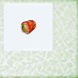 62.Ura Tobiko De Tobiko naranja con salmón (8 Pzs.)