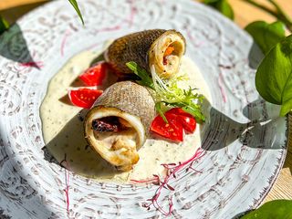 Філе дорадо фаршировна креветками і в'яленими томатами (250г)