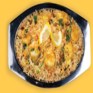 Biryani de gambas
