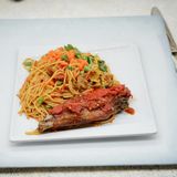 Small Turkey And Spaghetti