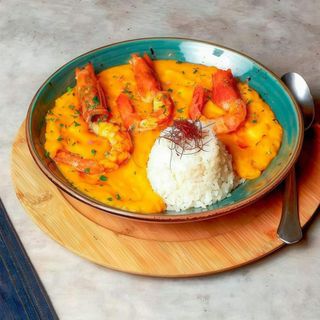 Menú Bobó de Camarão al Dendê