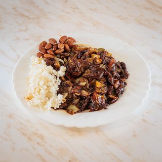 S12 - sa bademom + povrće + pirinč - Dnevni meni