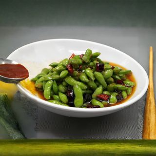 Fagioli di soia in salsa piccante