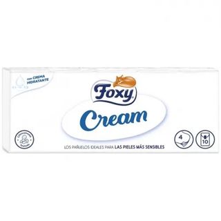 Pañuelos Con Crema Hidratante Foxy 10 Ud.